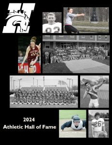 Photos of the 2024 Athletic Hall of Fame. 