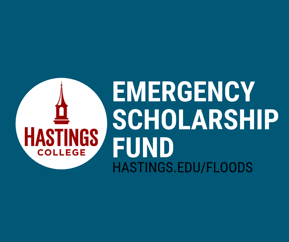 Graphic that says emergency scholarship fund