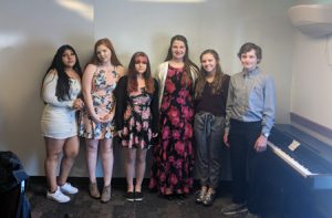 Picture of history day scholarship winners.