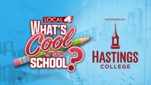 What's Cool in your School graphic with Hastings College logo.